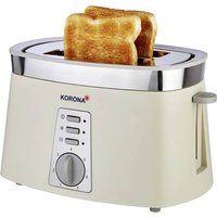 Korona 21205 Toaster Überhitzungsschutz Sandgrau von Korona
