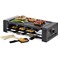 Korona 45070 Raclette 8Pfännchen Schwarz, Silber von Korona