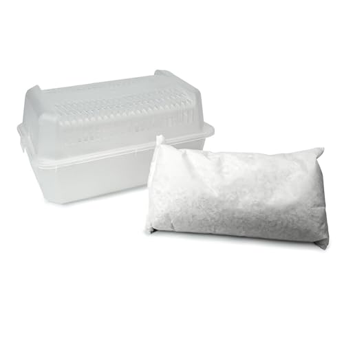 Korona 82150 Luftentfeuchterbox mit 1 kg Granulat | Raumentfeuchter für Räume bis 80 m² | Verhindert Schimmel- und Kondenswasserbildung | Ideal für Keller, Garage oder Wohnwagen von Korona