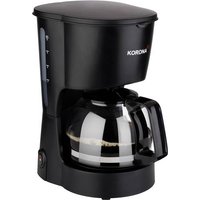 Korona Kaffeemaschine Schwarz Fassungsvermögen Tassen=5 Warmhaltefunktion, Glaskanne von Korona