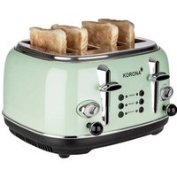 Korona Retro 21675 Doppel-Toaster mit Brötchenaufsatz Mint von Korona