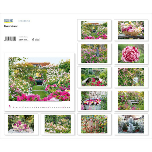 Korsch_Verlag Wandkalender »PhotoArt Classic«, BxH: 45,5 x 55 cm, Blattanzahl: 13 - bunt von Korsch_Verlag