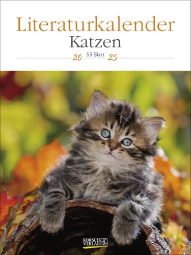 Literaturkalender Katzen 2025: Literarischer Wochenkalender * 1 Woche 1 Seite * literarische Zitate und Bilder * Klimaneutrale Produktion * 24 x 32 cm Literaturkalender Katzen 2025: Literarischer Wochenkalender * 1 Woche 1 Seite * literarische Zitate und Bilder * Klimaneutrale Produktion * 24 x 32 cm von Korsch Verlag