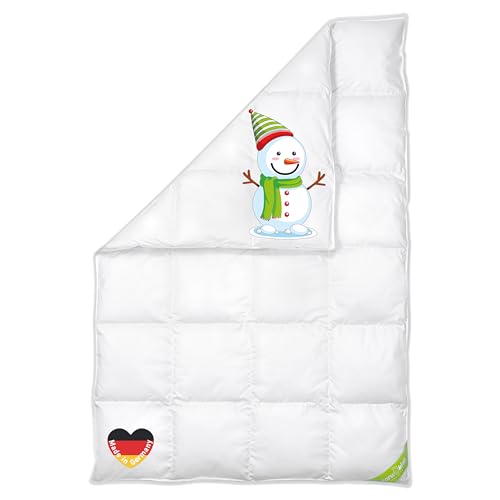 Koru Kids® Daunendecke 135x200 cm – 100% kanadische Landdaunen – Bettdecke Kinder – Federbetten 135x200 Daunen – Made in Germany – warme Decke für Erwachsene und Kinder von Koru Kids