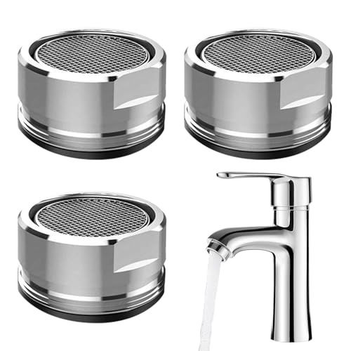 3 Stück Wasserhahn Sieb High Tech Wasserhähne Sieb Wasserhahn Strahlregler Aufsatz Außengewinde mit Dichtung Diffusor Hahn für Küche und Bad 3 Stück Wasserhahn Sieb High Tech Wasserhähne Sieb Wasserhahn Strahlregler Aufsatz Außengewinde mit Dichtung Diffusor Hahn für Küche und Bad von Korysnew