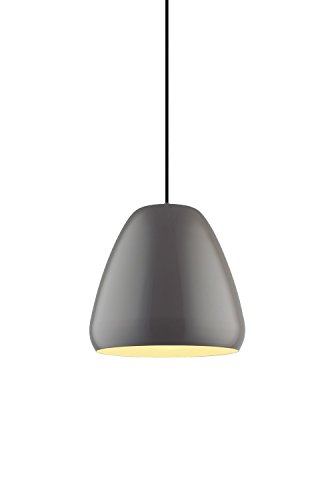 Kos Lighting Oly Pendelleuchte, Stahl, Stahl, grau., 32 x 31 x 34, E27 von Kos lighting