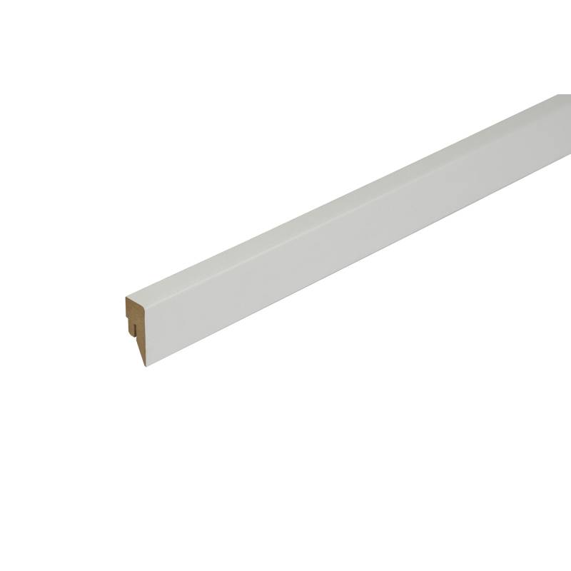 Kosche Clip-Sockelleiste gerade Grundierfolie weiß 2500 x 40 x 16 mm von Kosche