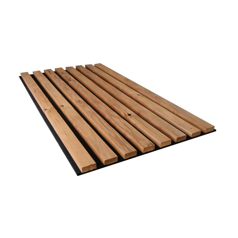 Kosche Outdoor-Akustik-Paneel 'HydroLine' Thermo Fichte gehackt  2400 x 561 x 19 mm von Kosche