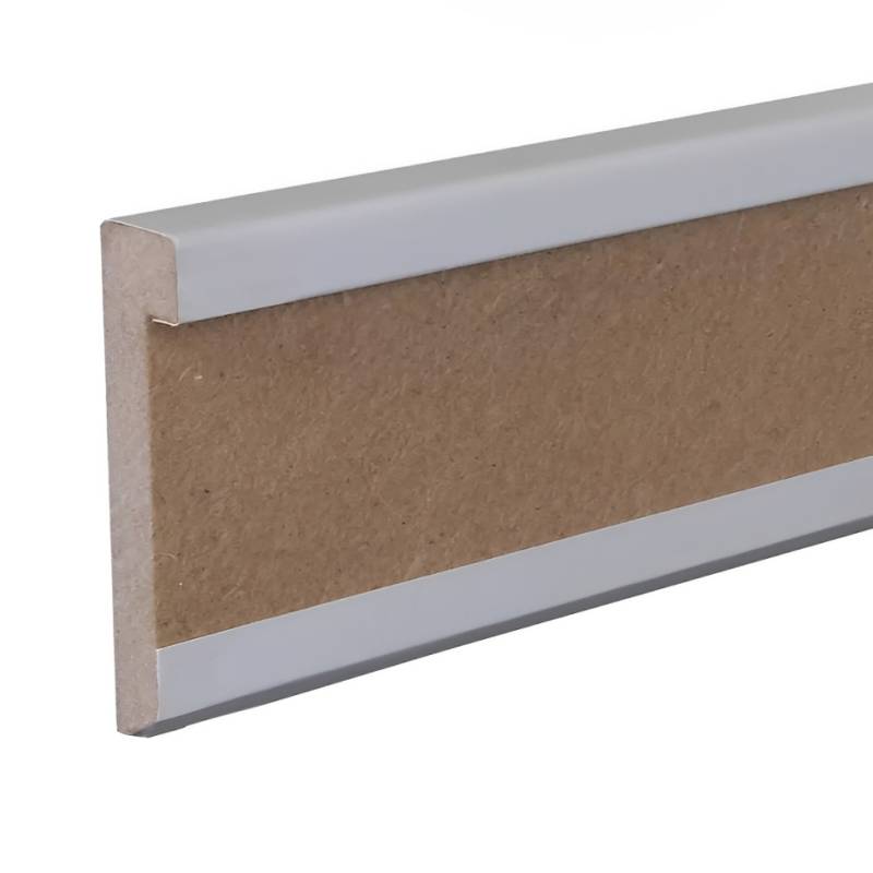 Kosche | Sockelleiste | MDF | 76672 | 13 x 58 x 2500 mm | Weiß | Fußleiste | Foliert von Kosche