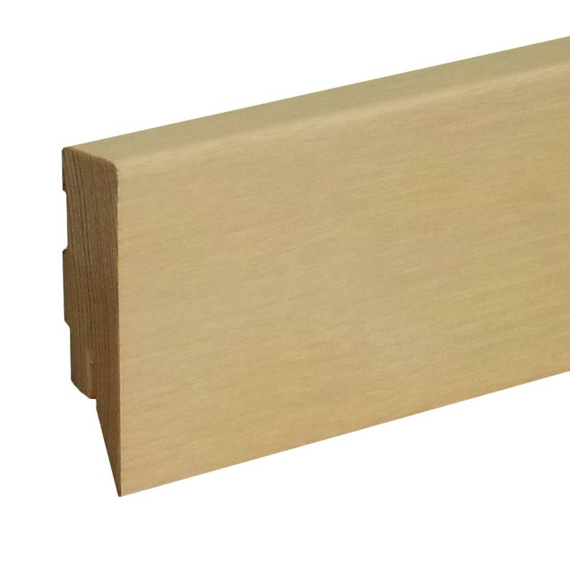 Sockelleiste / Fußleiste / Bodenleiste Taverone-16 (73022) | 16 x 58 x 2400 mm | Esche lackiert von Kosche