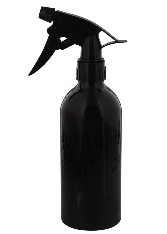 Kosmetex Sprühflasche Alu Friseur Sprühflasche 450 ml Silber Alu-Flasche mit Zerstäuber von Kosmetex