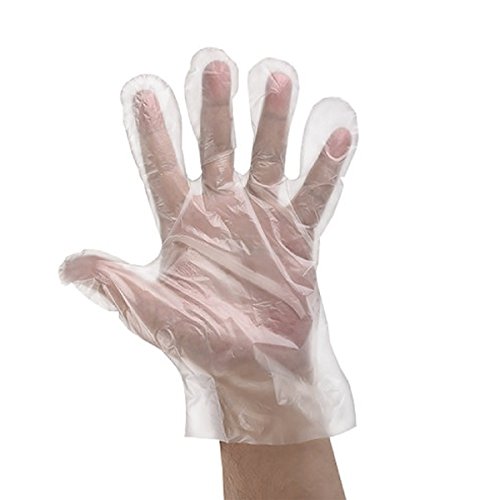 Paraffinbad-Handschuhe Schutzhandschuh PE Einweg, Einheitsgröße, Kosmetex, 100 Stück, 1x Einweg Normal von Kosmetex