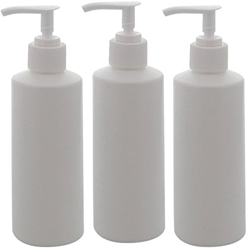 Weiße Flasche mit Seifenspender/große Gelspender m. Pumper Kosmetex, leer, rund, Kunststoff weiß, 200 ml, 3× weiß Weiße Flasche mit Seifenspender/große Gelspender m. Pumper Kosmetex, leer, rund, Kunststoff weiß, 200 ml, 3× weiß von Kosmetex