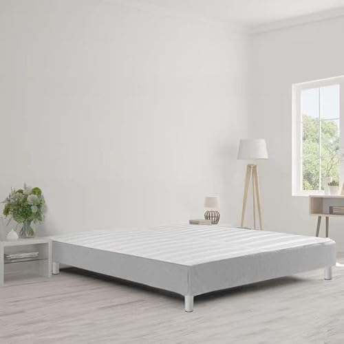 Boxspringbett mit Latten, 160 x 190 cm, auf Füßen, für Doppelbett von Kosmi