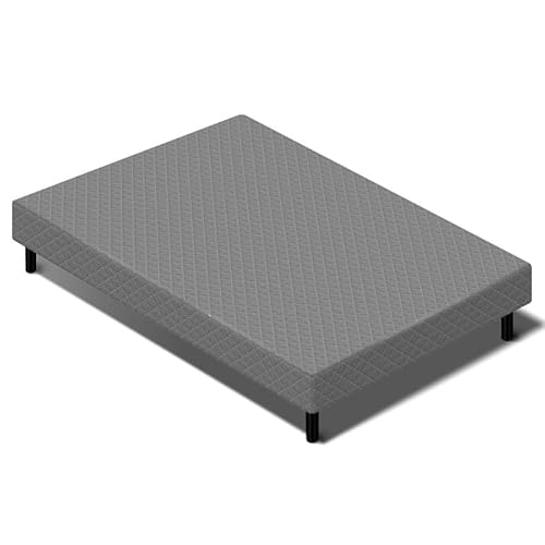 Boxspringbett mit Latten, 160 x 190 cm, auf Füßen, für Doppelbett von Kosmi