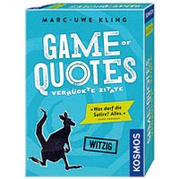 KOSMOS Game of Quotes - Verrückte Zitate Kartenspiel von Kosmos