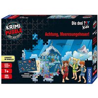 KOSMOS KRIMI-PUZZLE Die drei ??? Kids - Achtung, Meeresungeheuer! Puzzle, 150 Teile von Kosmos