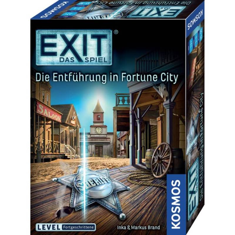 Kosmos Spielbett Familienspiel EXIT Das Spiel - Die Entführung in Fortune City von Kosmos