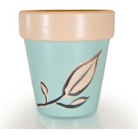 Zz Blatt Blumentopf. Ein Personalisiertes Geschenk Für Jeden Anlass. 4-Zoll-Topf, Handbemalter Terrakotta-Blumentopf, Blumentöpfe Pflanzen von Kossitas