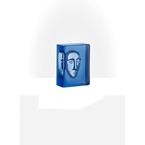 Kosta Boda Azur Man Skulptur aus Glas, 15 x 11,2 x 6,3 cm, Blau Kosta Boda Azur Man Skulptur aus Glas, 15 x 11,2 x 6,3 cm, Blau von Kosta Boda