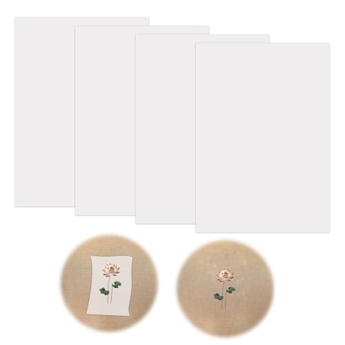 Kotkiddy 4 Stück Wasserlösliches Stickvlies, A4 Klebriger Bedruckbar Wasserlöslich Stickfolie Abreißbare Leere Stickvliese Für Stickbegeisterte Bestickt Handbemalt Kotkiddy 4 Stück Wasserlösliches Stickvlies, A4 Klebriger Bedruckbar Wasserlöslich Stickfolie Abreißbare Leere Stickvliese Für Stickbegeisterte Bestickt Handbemalt von Kotkiddy