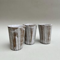 Handmade Rustic Stoneware Tumblers - Perfect Cups For Hot Or Cold Drinks, A Must-Have Modern, Earthy Interior Handmade Rustic Stoneware Tumblers - Perfect Cups For Hot Or Cold Drinks, A Must-Have Modern, Earthy Interior von KottiCeramics