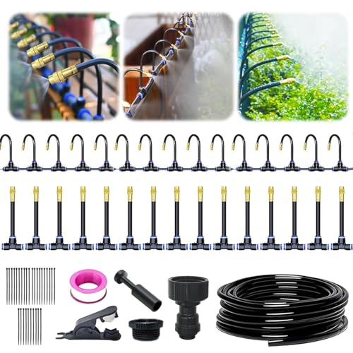 360° Arc Garden Automatisches Bewässerungssystem-Set, Bewässerung Kit, 5/10/15m Garten Micro Drip Bewässerung Automatik Bewässerung Kit, Automatische Sprinkler Tröpfchenbewässerung Kit (15 M) von Kouamor