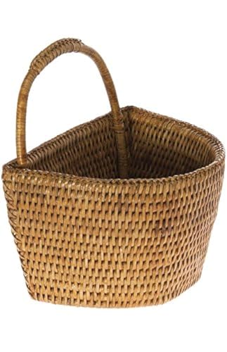 KOUBOO La Jolla Rattan Wall Basket, Small, Honey Brown, Wicker von Kouboo