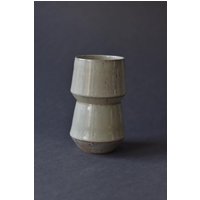 Handgemachter Keramik Becher Steinzeug | Kaffeetasse Cappuccino, Pfefferminz Grün 250 Ml von KoulouCeramics