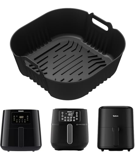 Airfryer Silikonform für Philips Essential XL 6,2L HD9270/90,Philips 5000 Serie XXL HD9285/90, Heißluftfritteuse Zubehör Passend für Tefal Easy Fry Max 5L (EY2458,EY2453,EY245B) von Kousee