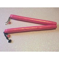 Liebesherzen Refillable Stifte Hübsche Rosa Glänzende Polymer Clay Und Glitzern Zwei Niedliche Herz Charms An Silbernen Oder Schwarzen Ketten Liebesherzen Refillable Stifte Hübsche Rosa Glänzende Polymer Clay Und Glitzern Zwei Niedliche Herz Charms An Silbernen Oder Schwarzen Ketten von KousoulasKreations