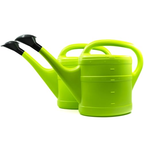 2X Gießkanne 5L MINTGRÜN + 1x KÜHLSCHRANKMAGNET! Blumenkanne Kunststoff für Garten Zimmerpflanzen Gießkannen Gieskanne Gieskannen Giesskanne 5 L Liter Watering Can Kinder Zimmergießkanne, gesamt 10L von KOVA