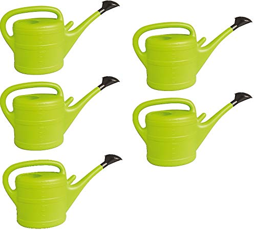 5X Gießkanne 10L MINTGRÜN + 1x KÜHLSCHRANKMAGNET! Blumenkanne Kunststoff für groß & klein Garten & Zimmerpflanzen Gießkannen Gieskanne Gieskannen Giesskanne 10 Liter Watering Can Gieskannen10Liter lr von KOVA