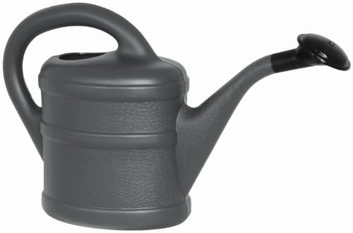 Gießkanne 1L ANTHRAZIT + 1x BILDMAGNET! Kindergießkanne Kunststoff für Kinder groß & klein, Garten & Zimmerpflanzen Gießkannen Gieskanne Gieskannen Giesskanne 1 Liter Watering Can Gieskannen1Liter von KOVA