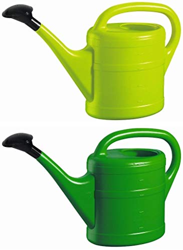 2X Gießkanne 5L MINTGRÜN + GRÜN + 1x KÜHLSCHRANKMAGNET! Gießkannen Kunststoff für groß & klein, Garten & Zimmerpflanzen Gieskanne Gieskannen Giesskanne 5 Liter Watering Can Kinder Zimmergießkanne von KOVA