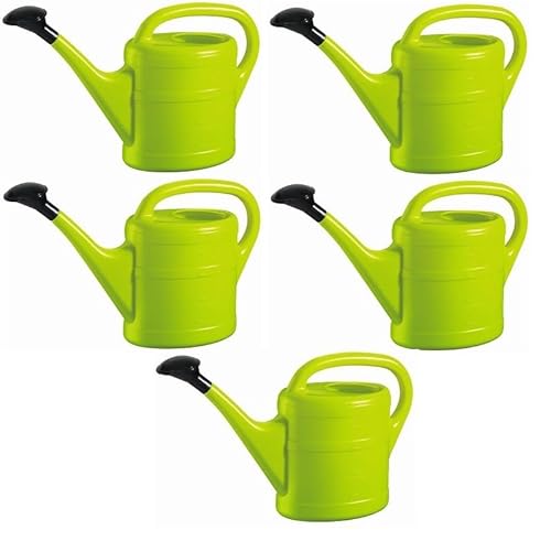 5X Gießkanne 5L MINTGRÜN + 1x KÜHLSCHRANKMAGNET! Gießkannen Kunststoff für groß & klein, Garten & Zimmerpflanzen Gieskanne Gieskannen Giesskanne 5 Liter Watering Can Kinder Zimmergießkanne von KOVA