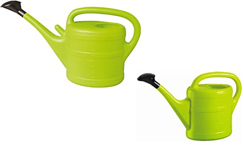 Gießkannen Set (10L + 5L) MINTGRÜN + 1x KÜHLSCHRANKMAGNET! Blumenkanne Kunststoff, Gießkanne groß & klein für Garten & Zimmerpflanzen Gieskannen Giesskanne 10 & 5 Liter Watering Can Gieskannen10Liter von KOVA