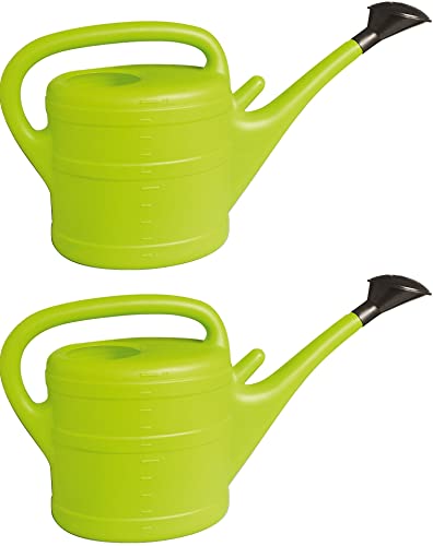 2X Gießkanne 10L MINTGRÜN + MINTGRÜN + 1x KÜHLSCHRANKMAGNET! Giesskanne Kunststoff für groß & klein Garten & Zimmerpflanzen Gießkannen Gieskanne Gieskannen 10 Liter Watering Can Gieskannen10Liter lr von KOVA