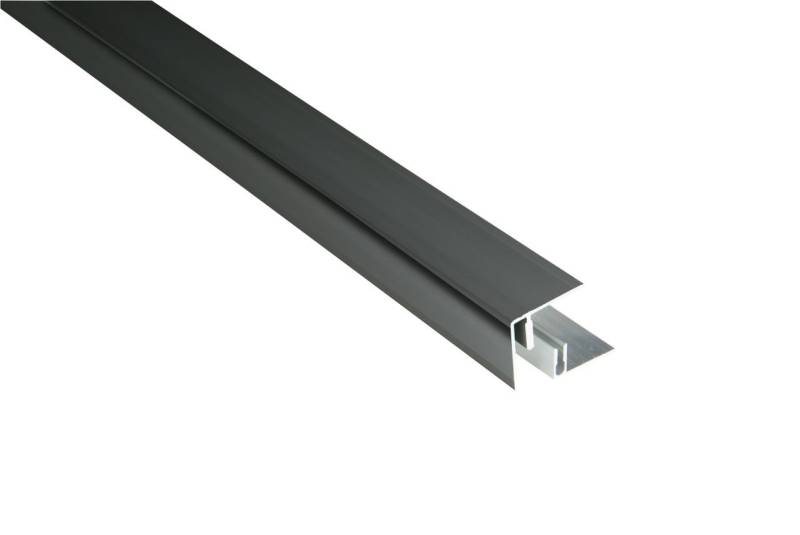Kovalex Abschlussprofil Aluminium 250 x 4,5 x 4,1 cm anthrazit inkl. Befestigung von Kovalex