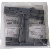 Kovalex Rahmenverbinder, 4 Stück 120 x 91 mm (9 mm Stärke) - grau von Kovalex