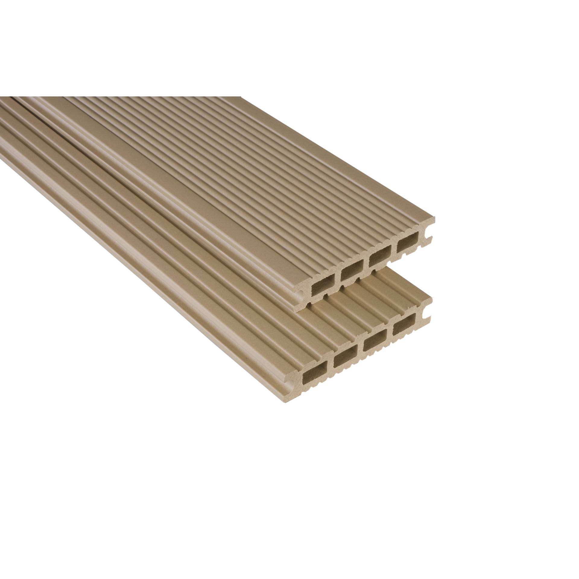 Kovalex Terrassendiele 'Exklusiv' sandfarben matt 2500 x 145 x 26 mm Kovalex Terrassendiele 'Exklusiv' sandfarben matt 2500 x 145 x 26 mm von Kovalex