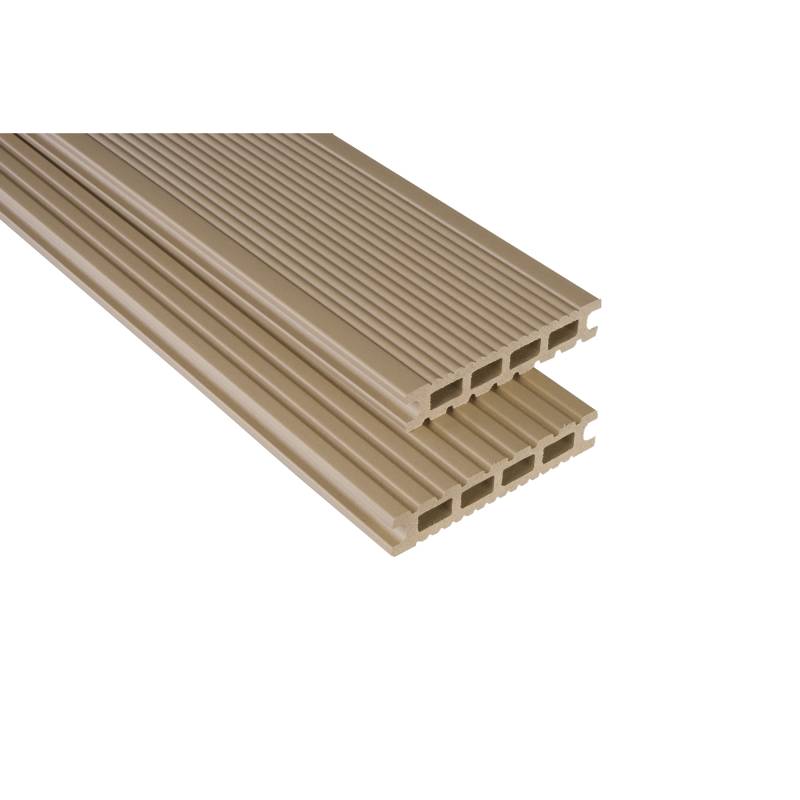 Kovalex Terrassendiele 'Exklusiv' sandfarben matt 2500 x 145 x 26 mm von Kovalex