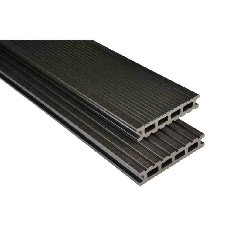 Kovalex Terrassendielen 'Exklusiv' anthrazit matt 2500 x 145 x 26 mm von Kovalex
