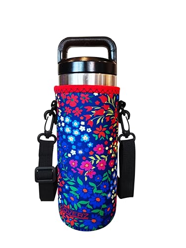 Koverz Monet Wasserflaschenträger mit Schultergurt, Wasserflaschen-Isolator, 750 ml von Koverz