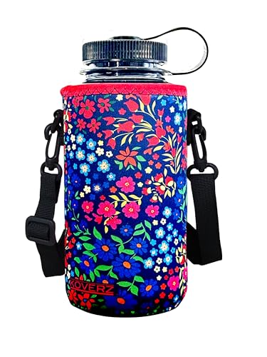 Koverz XL 907.2-1,134.0 g 1200ml Wasserflasche Träger mit Schultergurt, Wasserflaschen-Isolator - Monet Koverz XL 907.2-1,134.0 g 1200ml Wasserflasche Träger mit Schultergurt, Wasserflaschen-Isolator - Monet von Koverz