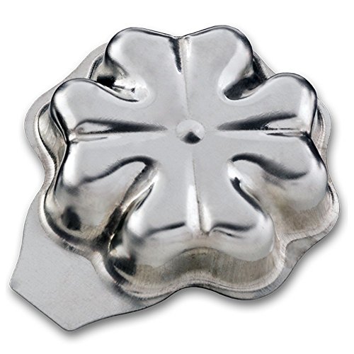 Kovovýroba Jeníkov - Dekorative Backform - Silber - 20 Kleeblatt-Formen - Ofenfest - Spülmaschinenfest von Kovovýroba Jeníkov
