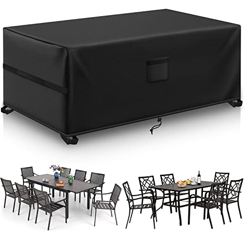Kovshuiwe Gartenmöbel Abdeckung,170x94x70cm Schutzhülle Gartenmöbel Wasserdicht,Winddicht,UV-Beständiges,420D Heavy Duty Winddicht,Schutzhülle Abdeckplane,Abdeckplane für Gartenmöbel Outdoor von Kovshuiwe