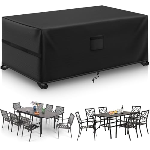 Kovshuiwe Gartenmöbel Abdeckung,220×90×74cm Schutzhülle Gartenmöbel Wasserdicht,Winddicht,UV-Beständiges,420D Heavy Duty Winddicht,Schutzhülle Abdeckplane,Abdeckplane für Gartenmöbel Outdoor Kovshuiwe Gartenmöbel Abdeckung,220×90×74cm Schutzhülle Gartenmöbel Wasserdicht,Winddicht,UV-Beständiges,420D Heavy Duty Winddicht,Schutzhülle Abdeckplane,Abdeckplane für Gartenmöbel Outdoor von Kovshuiwe