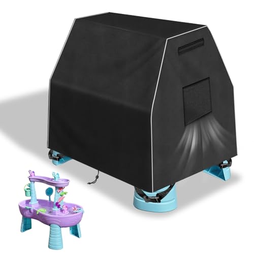 Kovshuiwe Kinder-Wassertischabdeckung, passend für Step2 Regenduschen, Spritzteich, Wassertisch, 420D wasserdicht, staubdicht, UV-Schutz, Outdoor-Spielzeug-Abdeckung von Kovshuiwe