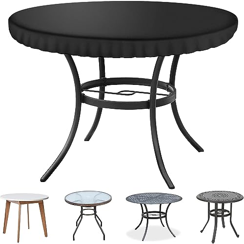 Kovshuiwe Ø114x10cm Feuerplatte Abdeckung Tischabdeckung Gartenmöbel Rund, Patio Table Top Cover Set,Garden Furniture Cover Fitted Round Waterproof Table Cover, 600D Oxford Fabric… Kovshuiwe Ø114x10cm Feuerplatte Abdeckung Tischabdeckung Gartenmöbel Rund, Patio Table Top Cover Set,Garden Furniture Cover Fitted Round Waterproof Table Cover, 600D Oxford Fabric… von Kovshuiwe